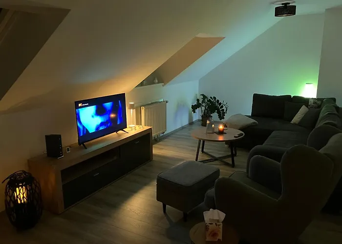 Fewo-woelkchen Mit Ausblick & Komfort Ueber Den Daechern Von 아파트 *